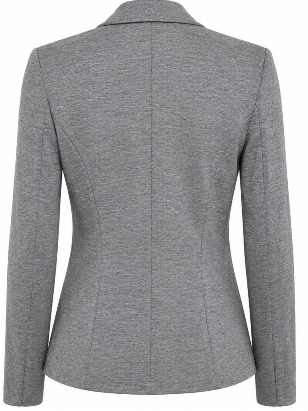 H&M Gray Mélange Tailored Blazer Jacket 6 - Picture 2 of 11